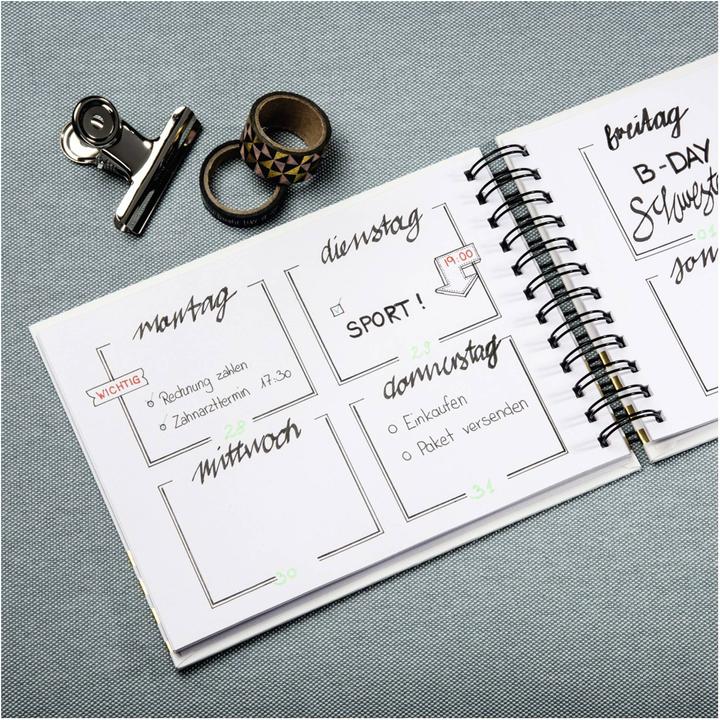 Produktbild Hama Letterings Enjoy Spiral 28x17 50 weisse Seiten (24 x 17 cm)