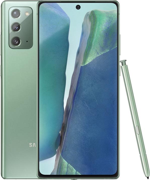 Samsung Galaxy Note 20 Snapdragon (256 GB, Mystic Green, 6.70", Dual SIM, 12 Mpx, 5G)