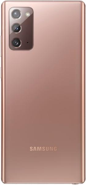 Produktbild Samsung Galaxy Note 20 Snapdragon (256 GB, Mystic Bronze, 6.70", Dual SIM, 12 Mpx, 5G)