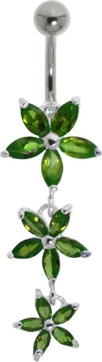 Produktbild Bijouteria Bauchpiercing (Edelstahl, Silber 925, Kristall)
