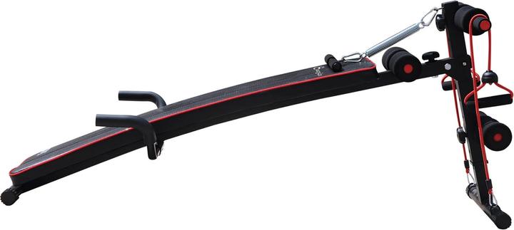 Actual product image Homcom Sit up bench abdominal trainer, adjustable, 137.5x55.5x50-68cm 120 kg load capacity