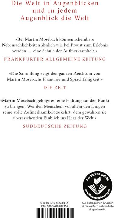 Immagine prodotto Das Leben ist kurz (Tedesco, Martin Mosebach, 2016)