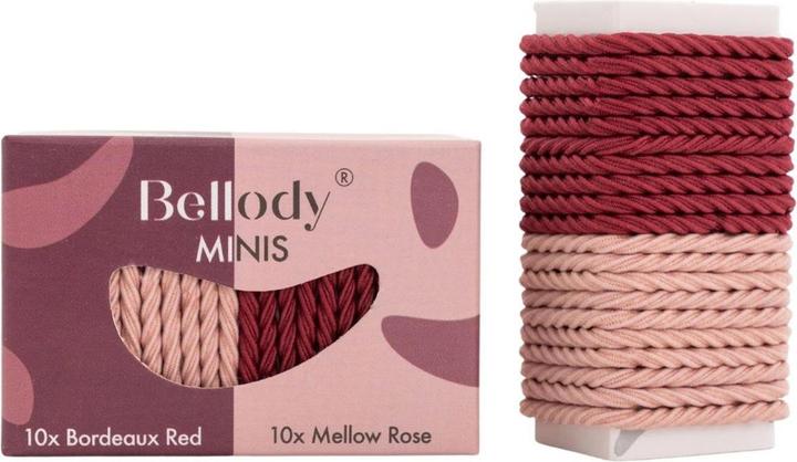 Produktbild Bellody Minis Haargummis Bordeaux Red/Mellow Rose (Haargummi)