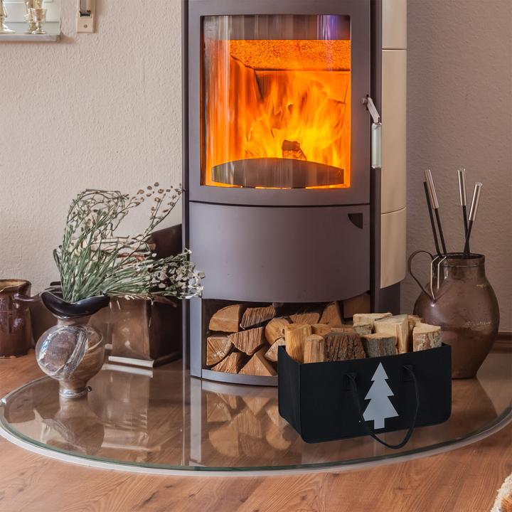 Immagine prodotto Relaxdays Sacchetto per legna da ardere (50 x 25 x 25 cm)