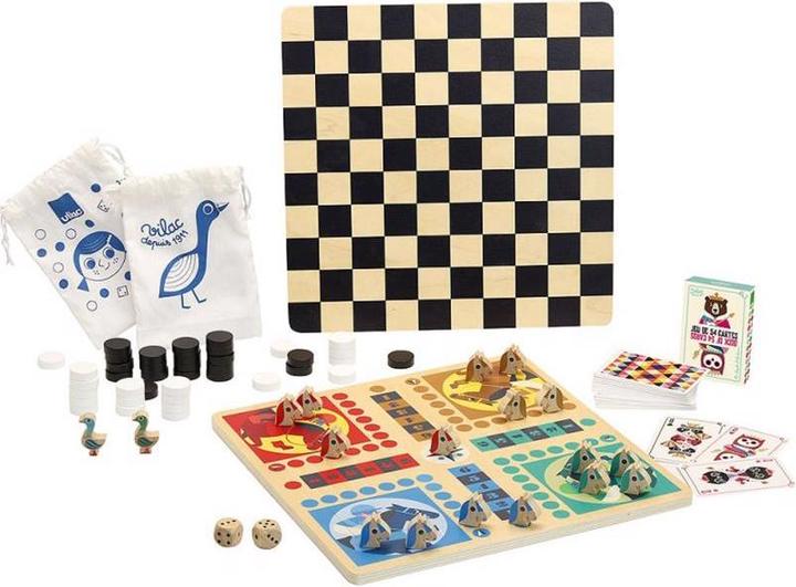 Immagine prodotto Vilac Grande scatola dei giochi (Tedesco, Inglese, Italiano, Francese)
