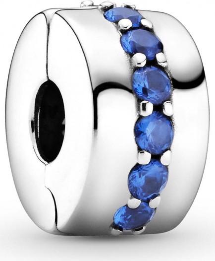 Image du produit Pandora Blue Glow Path Clip Charms/Beads (Argent sterling 925)