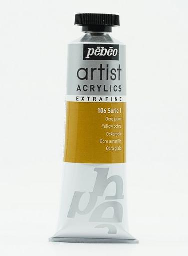Productafbeelding Pebeo Artist Acrylics Extra Fijne Acrylverf (Okergeel, 37 ml)