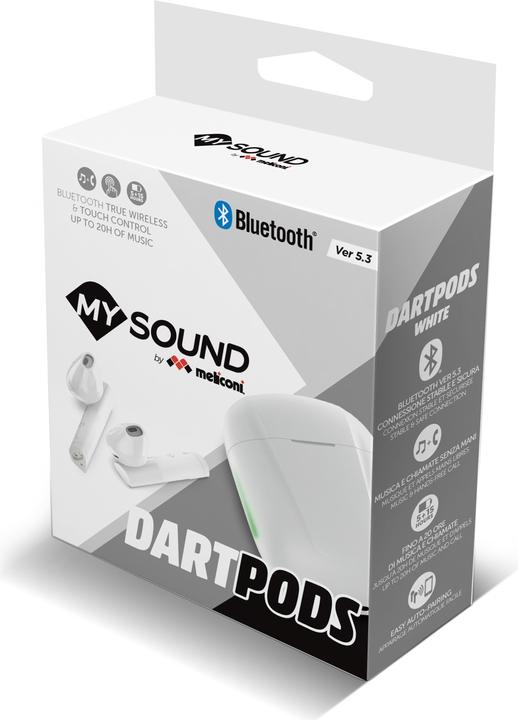Immagine prodotto Meliconi 497332 cuffia e auricolare True Wireless Stereo (TWS) In-ear Musica e Chiamate Bluetooth Bi (5 h, Senza fili)