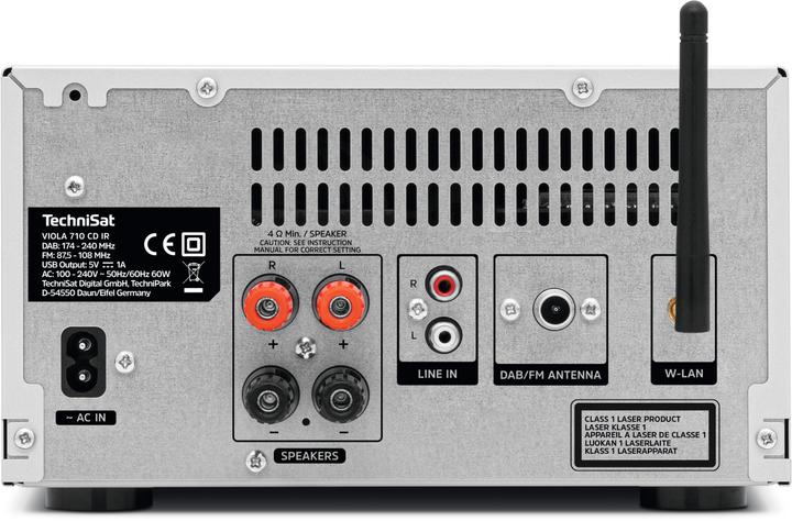 Image du produit TechniSat Viola 710 CD IR (Bluetooth, 2x 20 W)