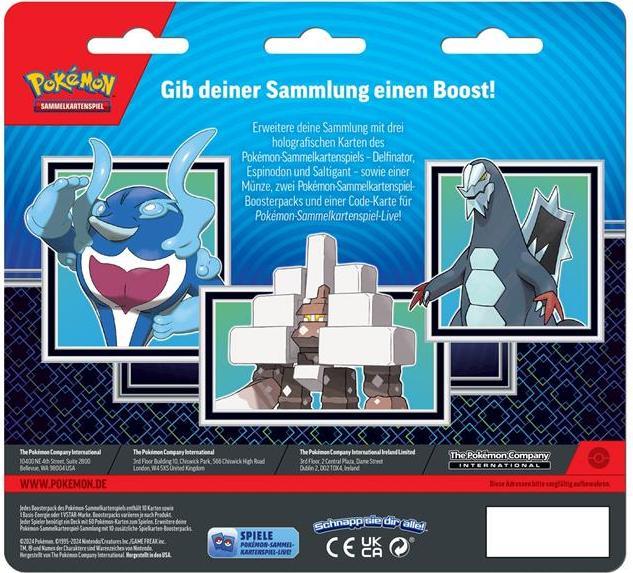 Produktbild Pokémon TCG: Scarlet & Violet Espinodon 2-Pack Blisters - DE (Deutsch, Blister Pack)