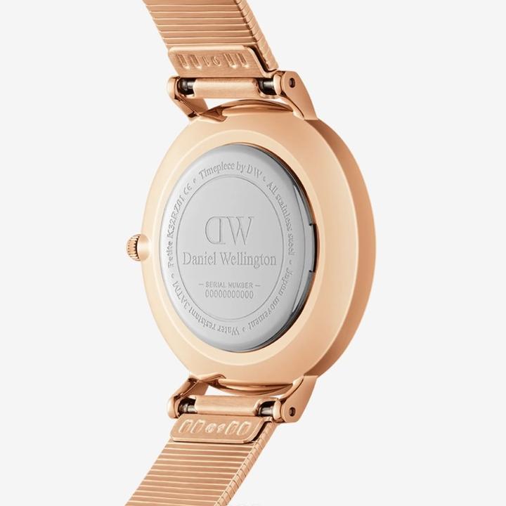 Image du produit Daniel Wellington Classic Petite Lumine Pressed Piano Rose Gold Black (Montre analogique, 28 mm)