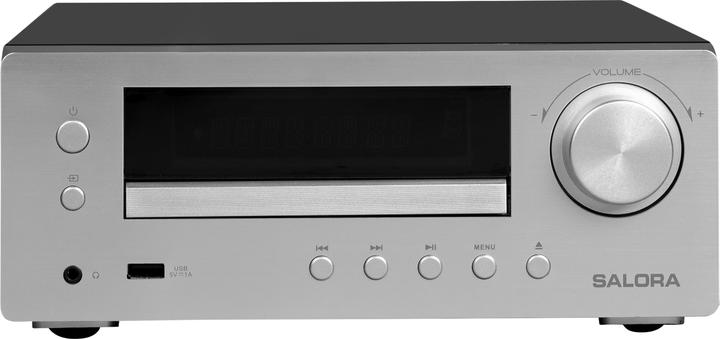 Produktbild Micro set met 2x25 watt vermogen, DAB+, Bluetooth en USB. (Bluetooth, WLAN, 1x 50 W)