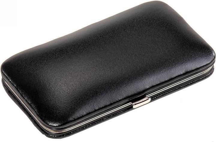 Actual product image Sacher TF100R.0104 - 4-piece manicure case manicure set black leather