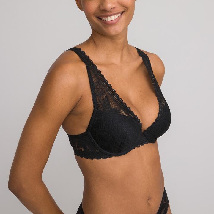 Image du produit La Redoute Collections Soutien-gorge en dentelle foulard en matière recyclée (80 C)