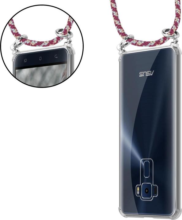 Produktbild Cadorabo TPU Handy Kette SILBER Cover