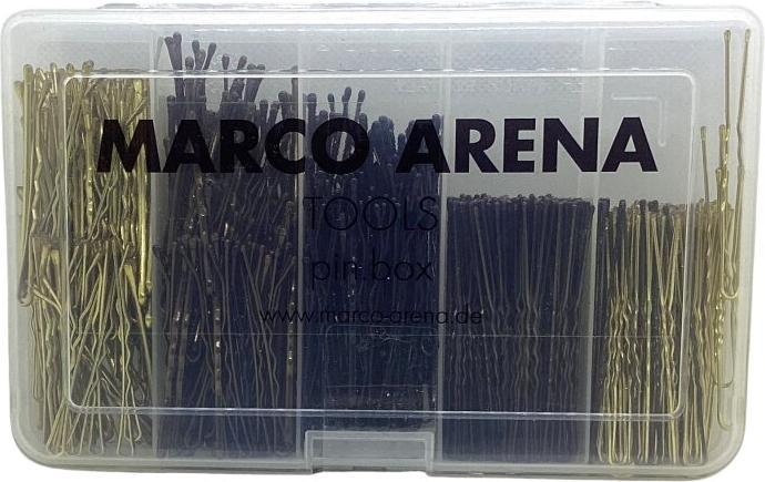 Immagine prodotto Cosmetic Scatola portapenne Marco Arena con 5 fermagli per capelli (5 pz.)