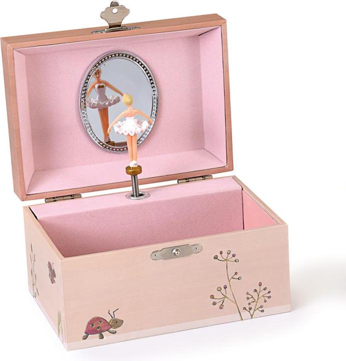 Egmont Toys - Boîte à bijoux musicale Ladybug - Rose - 15 x 10 x 9 cm