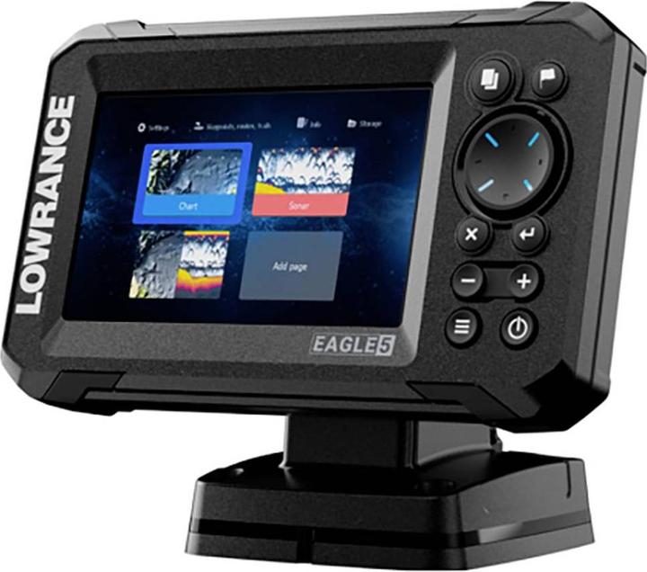 Actual product image Lowrance Eagle 5 chartplotter