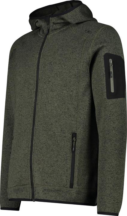 Produktbild CMP Campagnolo CMP Fix Hood KnitTech Fleecejacke Olive / Nero Herren (M)