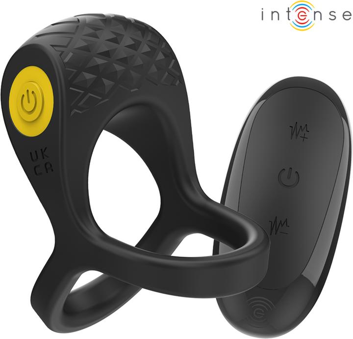 Image du produit Intense Alex Vibrator Doppel-Penisring 10 Vibrationen Schwarz