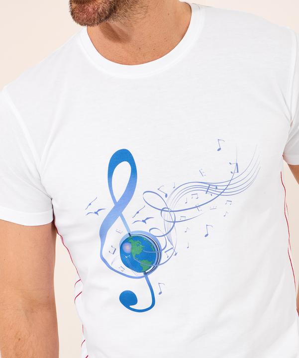 Actual product image Joe Browns Globe & Treble Clef Graphic T-Shirt (L)