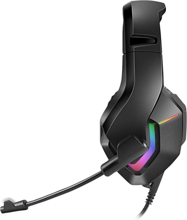 Actual product image Varr Pro Gaming Headset with RGB Backlight, Highly Sensitive Microphone (.) Boom, Noise Cancelling (Cable)