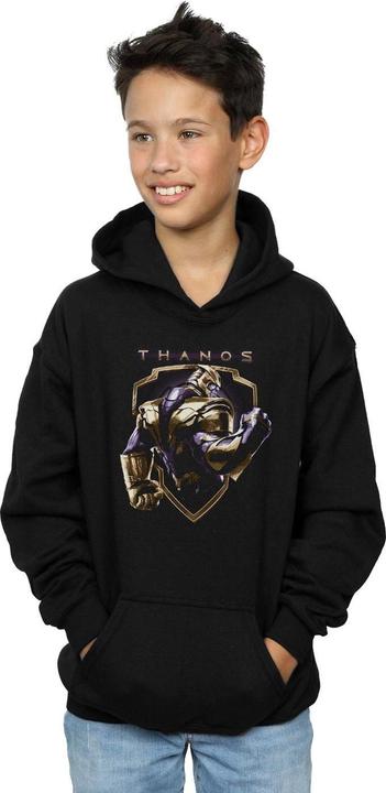 Immagine prodotto Avengers Endgame Thanos Shield Felpa con Cappuccio Ragazzi (140, 146)