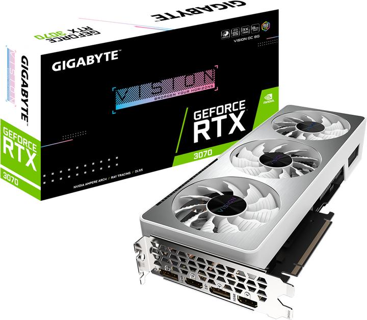 Actual product image Gigabyte GeForce RTX 3070 Vision OC (8 GB)