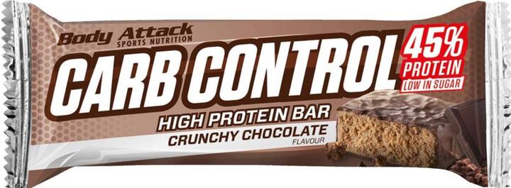 Actual product image Body Attack Carb Control (15x100g bars) (Crunchy Chocolate, 15 pcs., 1500 g)