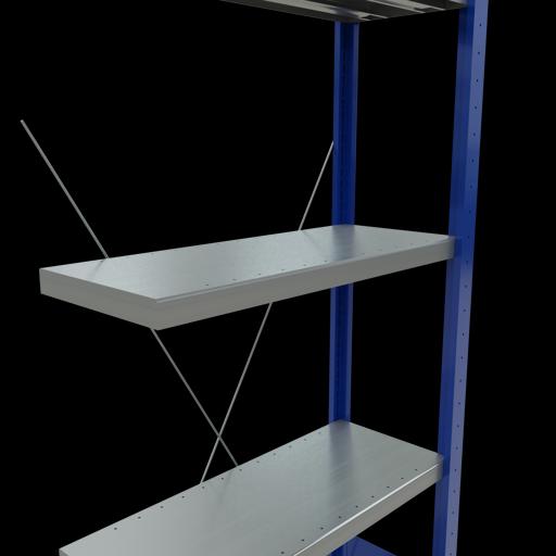 Actual product image Schulte Lagertechnik MULTIplus250 boltless bay system with cross brace