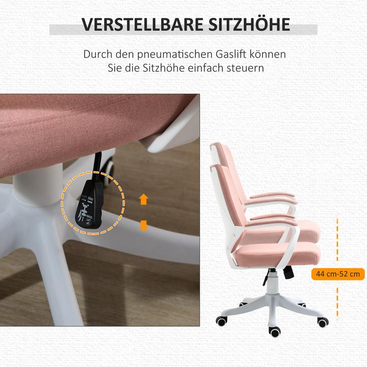 Actual product image Vinsetto Office chair ergonomic line design, soft upholstery