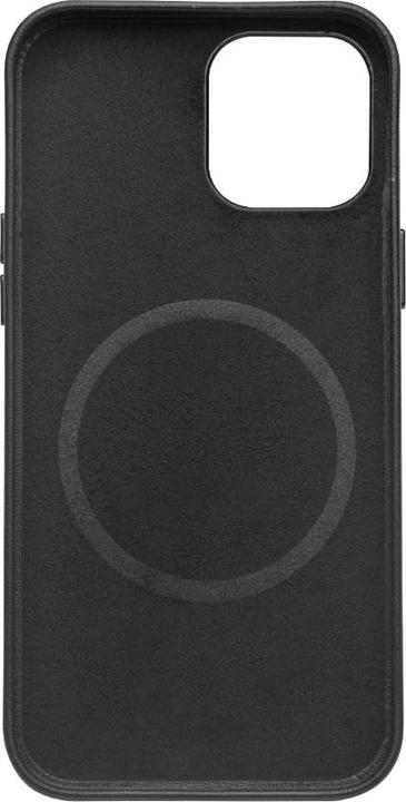 Actual product image QiAlino Coque cuir véritable (compatible MagSafe) (Apple iPhone 12)