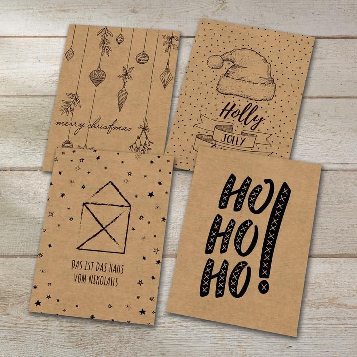 Immagine prodotto Sigel Set di cartoline natalizie "Natural Christmas", DIN A6 (1 pz.)