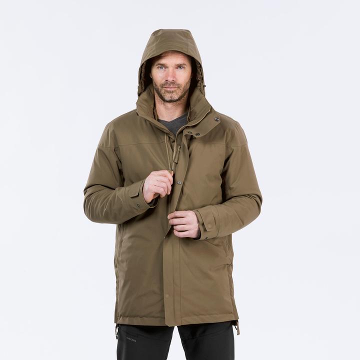 Image du produit Quechua Parka hiver homme chaud jusqu'à -10°C étanche randonnée hivernale - SH500 bleu (L)