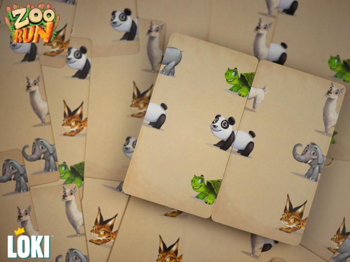 Image du produit Loki Kids 516009 - Zoo Run, jeu de société, pour 3-5 joueurs, à partir de 5 ans (Néerlandais)