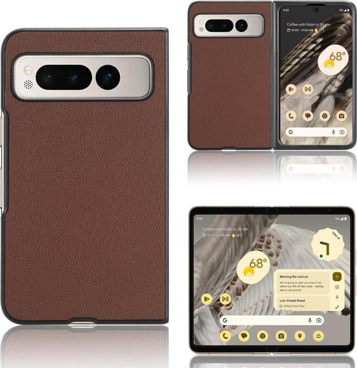 Actual product image Cover-Discount Google Pixel Fold - Classic Protective Cover brown (Google Pixel Fold)