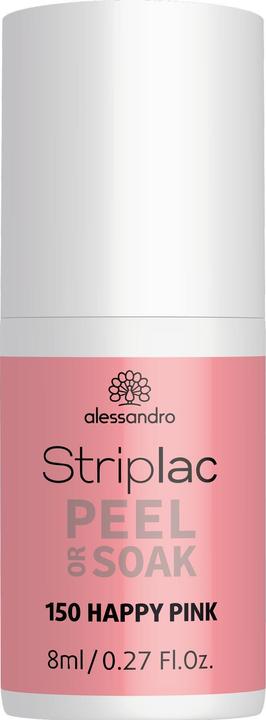 Alessandro Striplac Peel or Soak - Happy Pink (Pink, Rosa, Abziehbarer Nagellack)