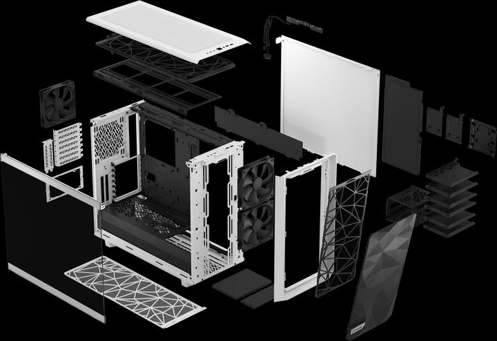 Actual product image Fractal Meshify 2 Clear (ATX, mATX, Mini-ITX)
