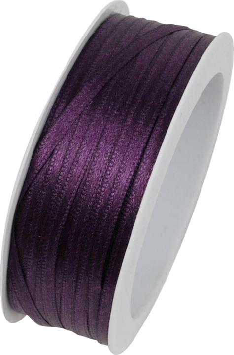 Produktbild Goldina Doppelsatinband 3mmx50m violett (Geschenkband, 1 x)
