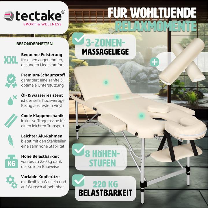 Immagine prodotto tectake 3 Zonen Massageliege