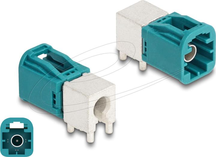 Immagine prodotto Delock Mini spina FAKRA ad angolo singolo tipo A PCB (Connettore del cavo di rete)