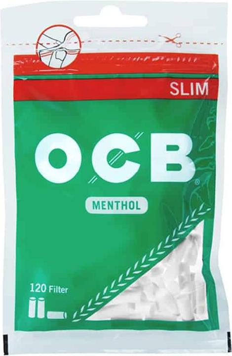 Produktbild OCB Slim Menthol Zigarettenfilter