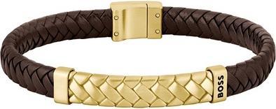 Immagine prodotto Hugo Boss Elegant Leather Bracelet For Men Tailored 1580675 (19 cm)