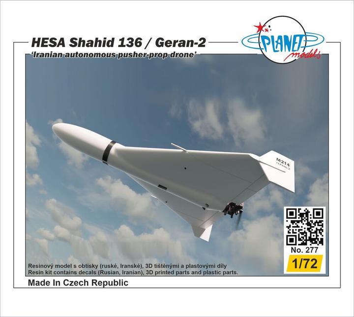 Immagine prodotto Planet Models HESA Shahid 136 / Geran-2 1/72
