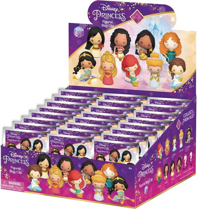 Monogram Int. Disney 3D PVC-Taschenanhänger Ultimate Princess Series 31 Display (24)