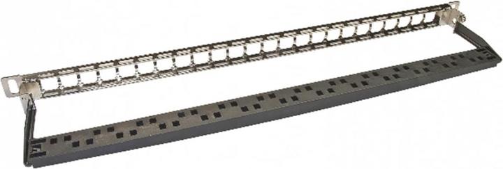 Wirewin 24-Port 0.5 HE Patchpanel, geschirmt
