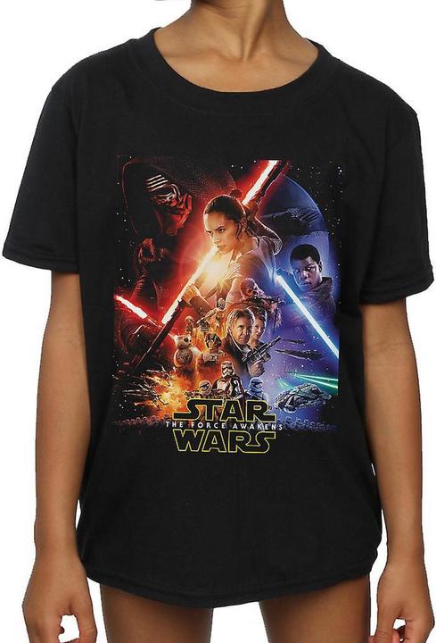 Immagine prodotto Star Wars Maglietta Poster in cotone per ragazze (152, 158)