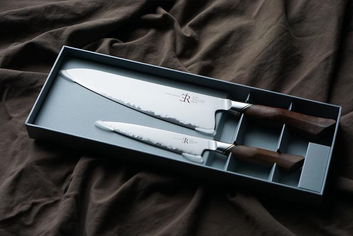 Ryda Knives - Messerset 2-tlg. A-30 dunkel braun