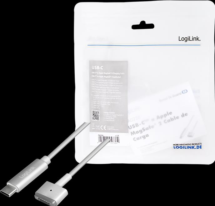 Produktbild LogiLink USB-C zu Apple MagSafe 2 (1.80 m, USB 3.2 Gen 1)