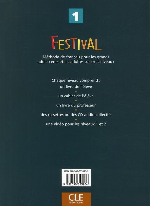 Actual product image Festival 1, méthode de français : livre de l'élève (French, Poisson-Quinton S., Mahéo-Le Coadic M. et al., 2005)